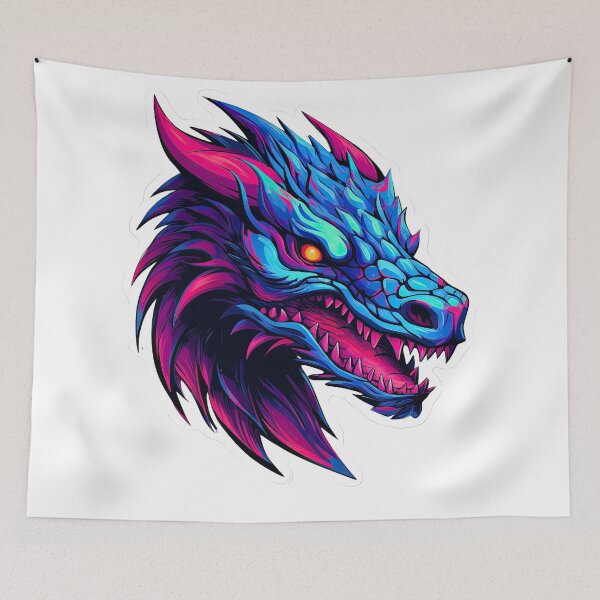 Item preview, Dragon with glowing eyes designed and sold by abmkf.