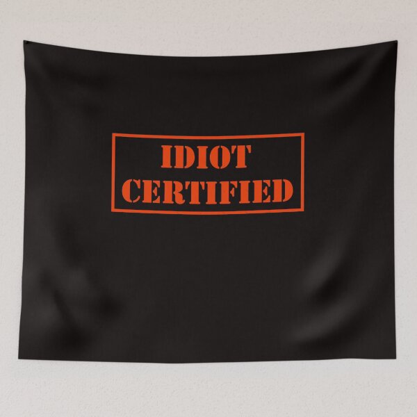 Item preview, dumb certification  designed and sold by ANDREGONZA.