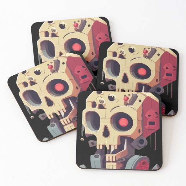 Item preview, Robot skull designed and sold by bekkisorzano.