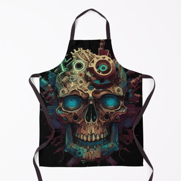 Item preview, Robot skull designed and sold by bekkisorzano.