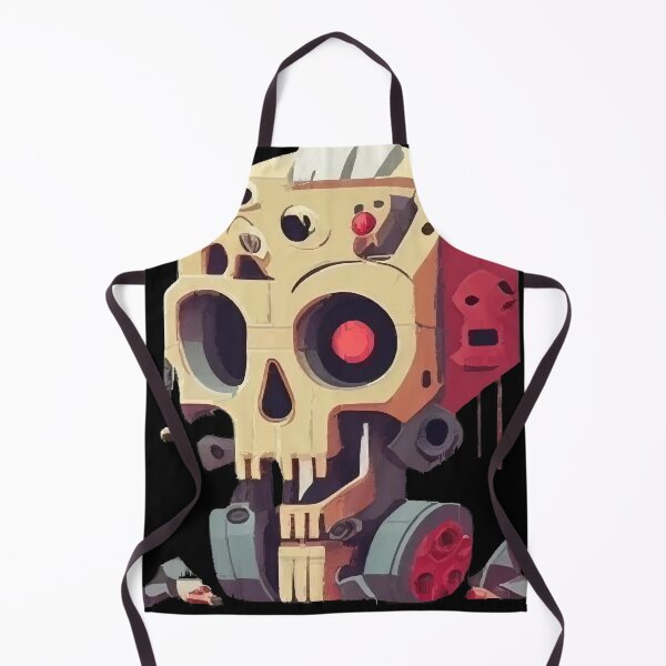 Item preview, Robot skull designed and sold by bekkisorzano.