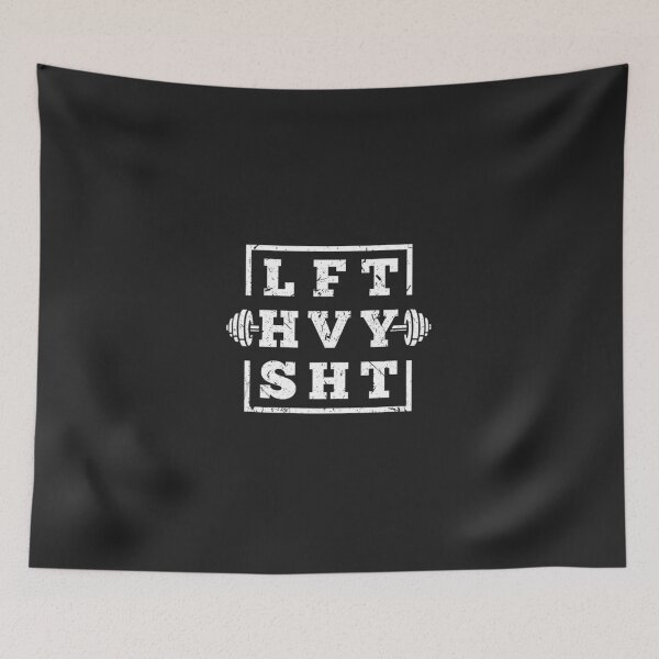 Item preview, Funny Lift Heavy Shit Weightlifting designed and sold by DonaldMarcus.