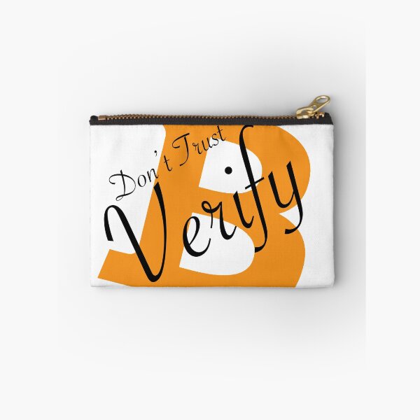 Item preview, Don't Trust, Bitcoin Verifed Crypto Design designed and sold by ThatMerchStore.