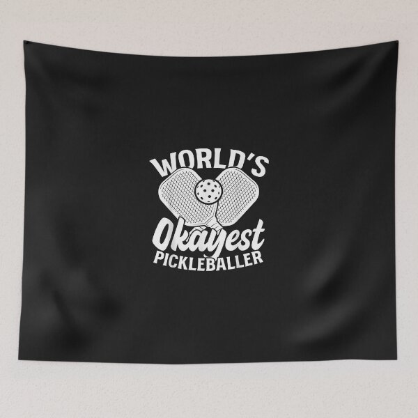 Item preview, Worlds Okayest Pickleballer Pickleball Sports  designed and sold by RobynBrownA.