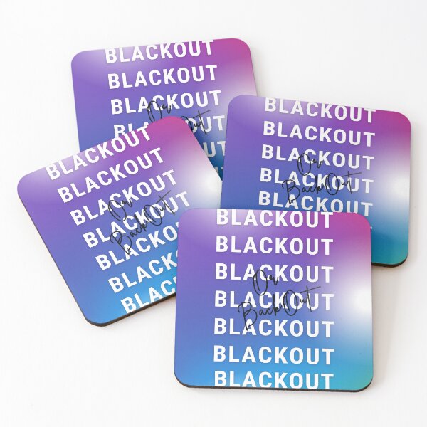 Item preview, Blackout or Backout colors - purple green royal blue colors - RWRB Colors  designed and sold by jijika119.