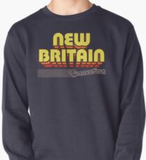 Nouvelle-Bretagne, Connecticut | Rayures rétro Sweatshirt