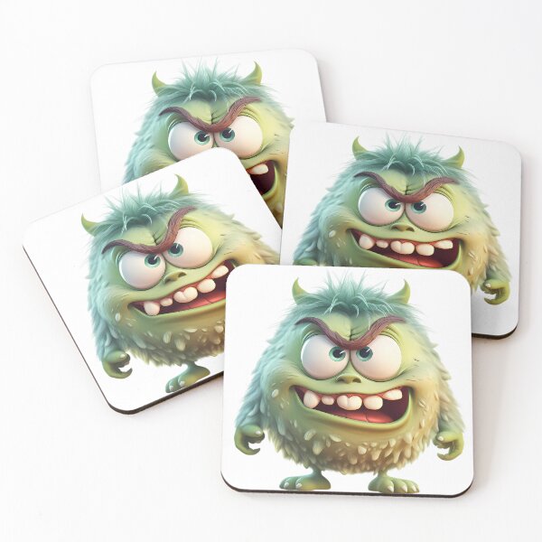 Item preview, The GREEN angry monster designed and sold by ArtisticLaby.
