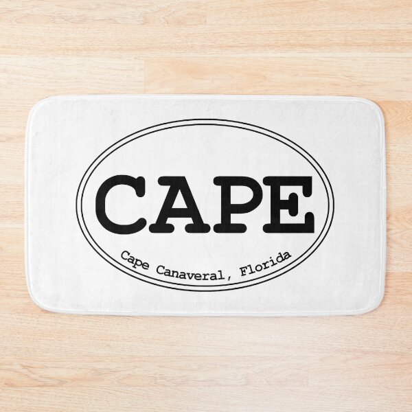 Item preview, CAPE - Cape Canaveral Florida Oval Design designed and sold by hutson-dewz.