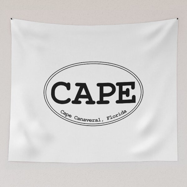 Item preview, CAPE - Cape Canaveral Florida Oval Design designed and sold by hutson-dewz.