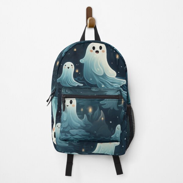 Item preview, Halloween Ethereal Ghosts Seamless Pattern designed and sold by Dorky--Designs.