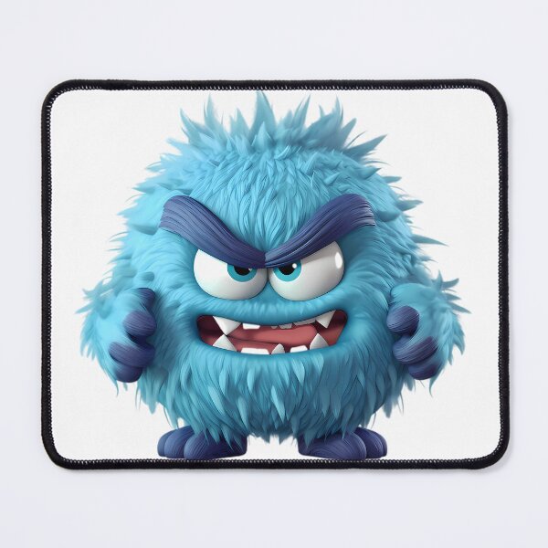 Item preview, The BLUE angry monster designed and sold by ArtisticLaby.