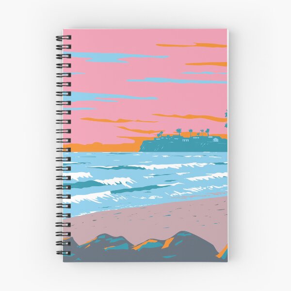 Item preview, Tourmaline Surfing Park in Pacific Beach San Diego California WPA Poster Art designed and sold by patrimonio.