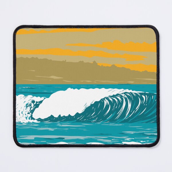 Item preview, Venice Breakwater in Venice Beach Los Angeles California WPA Poster Art designed and sold by patrimonio.
