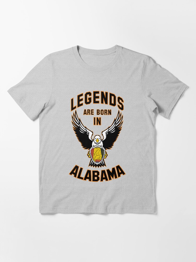 Alternate view of Legends are born in Alabama Essential T-Shirt