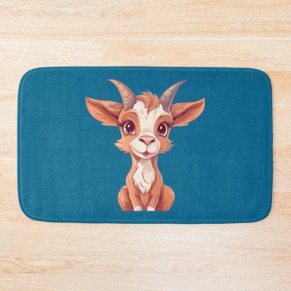 Item preview, Cute Cartoon Baby Goat Illustration designed and sold by KathiStuckey.