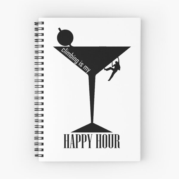 Item preview, Climbing Is My Happy Hour designed and sold by Esskay Designs.
