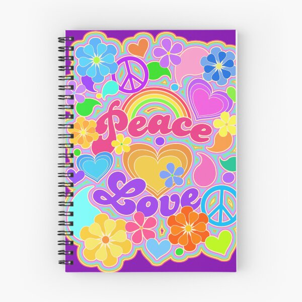 Item preview, Peace and Love Hippie Art designed and sold by Alondra.