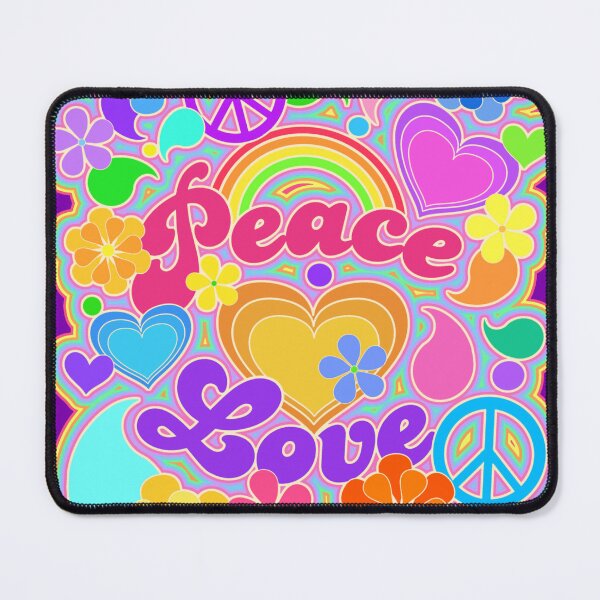Item preview, Peace and Love Hippie Art designed and sold by Alondra.
