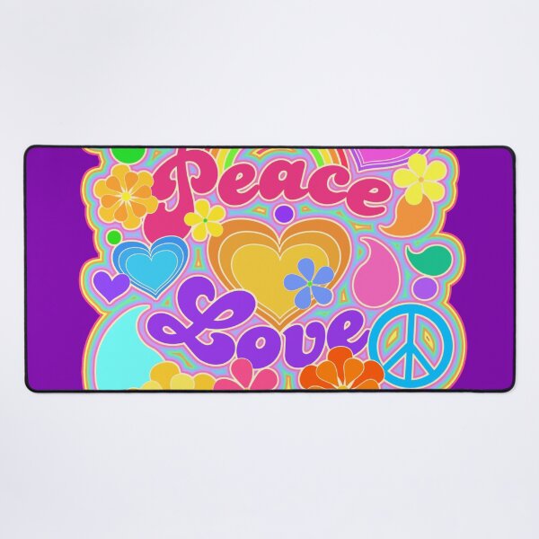 Item preview, Peace and Love Hippie Art designed and sold by Alondra.