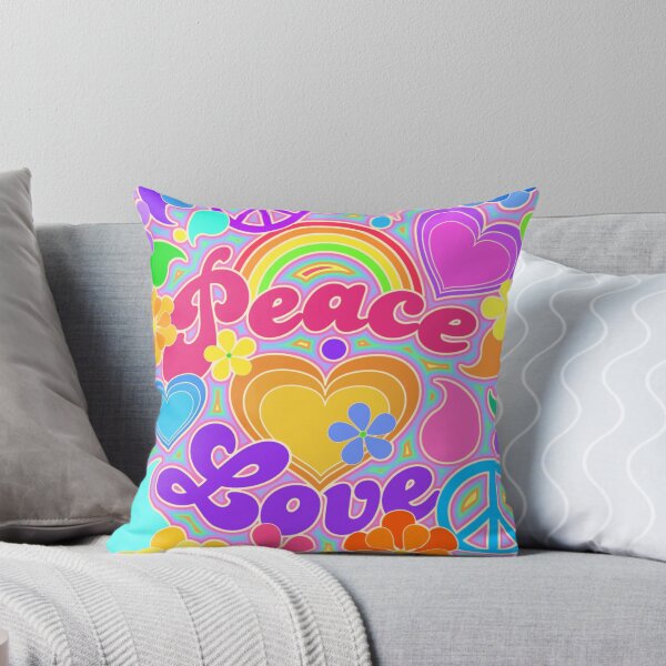 Item preview, Peace and Love Hippie Art designed and sold by Alondra.