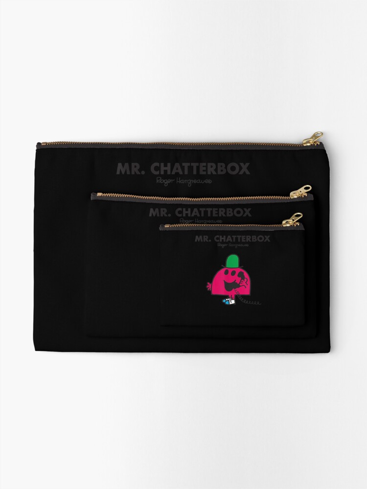 Thumbnail 2 of 4, Zipper Pouch, Chatterbox designed and sold by RouxAllain.