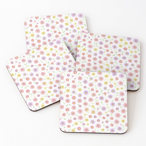 Item preview, Seamless pattern with red, purple, and yellow flowers designed and sold by culasse06.