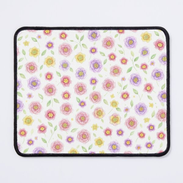 Item preview, Seamless pattern with red, purple, and yellow flowers designed and sold by culasse06.
