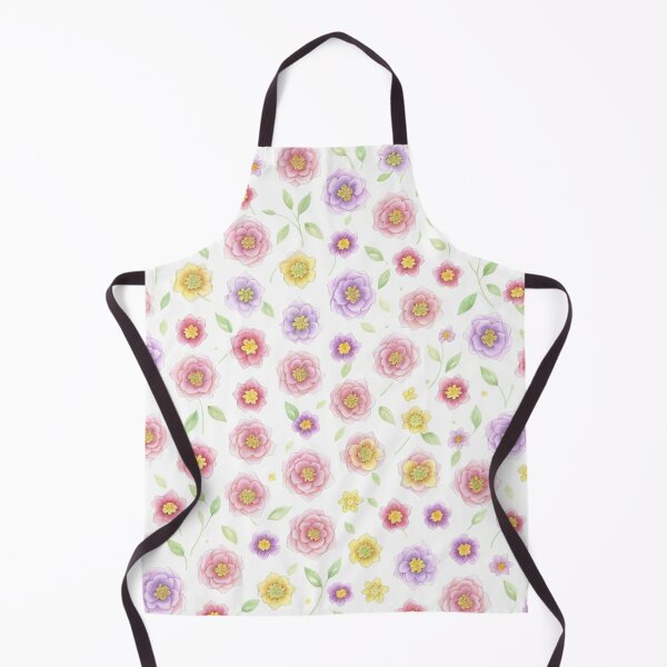 Item preview, Seamless pattern with red, purple, and yellow flowers designed and sold by culasse06.