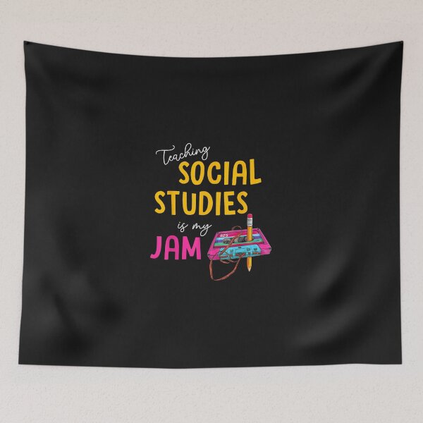 Item preview, Teaching Social Studies Is My Jam Back To School Teacher Kid  designed and sold by ShawnaStrayer.