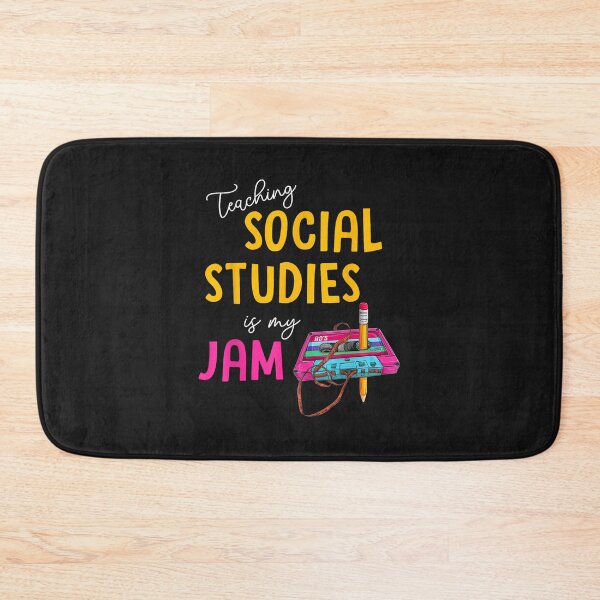 Item preview, Teaching Social Studies Is My Jam Back To School Teacher Kid  designed and sold by ShawnaStrayer.