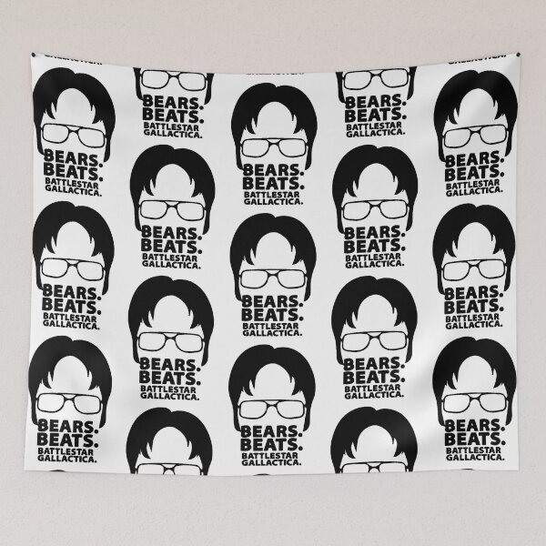 Item preview, Bears Beets Battle Star Gallactica-Dwight designed and sold by JemmyTT.