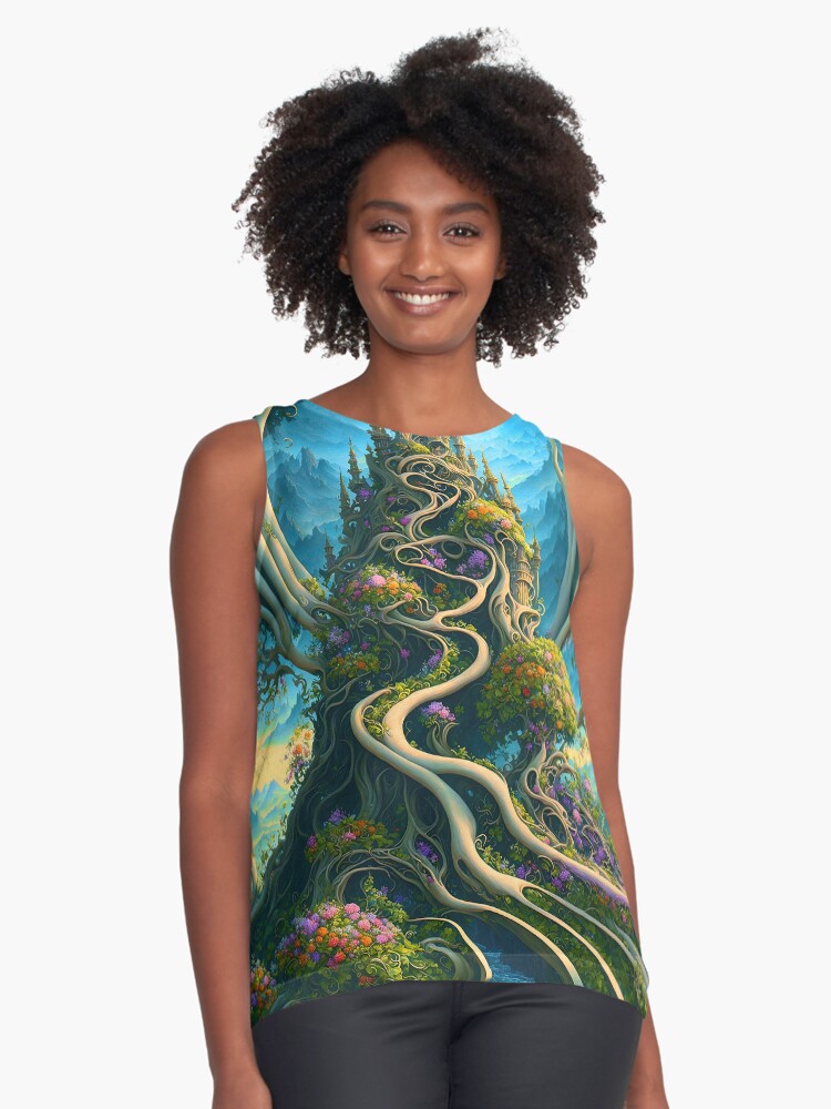 Item preview, Sleeveless Top designed and sold by blackhalt.