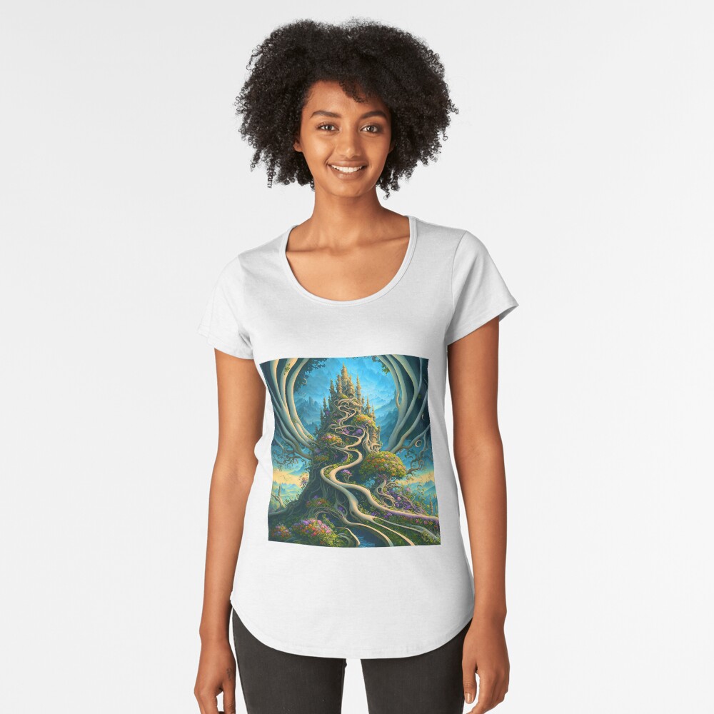 Item preview, Premium Scoop T-Shirt designed and sold by blackhalt.