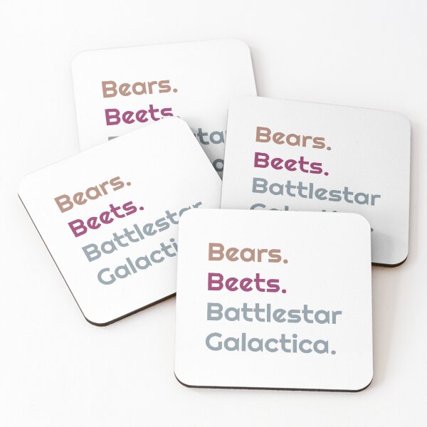 Item preview, Bears Beets Battlestar Galactica quote designed and sold by JemmyTT.