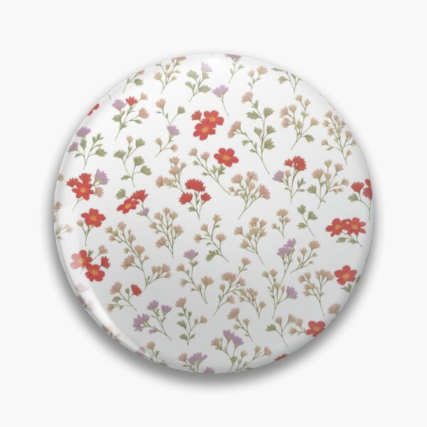 Item preview, Seamless pattern with red, purple, and green flowers designed and sold by culasse06.