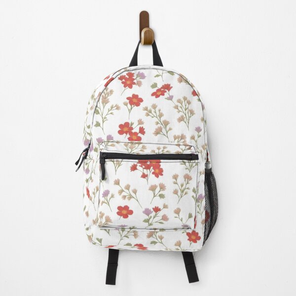 Item preview, Seamless pattern with red, purple, and green flowers designed and sold by culasse06.