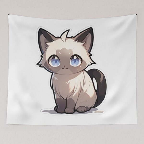 Item preview, A cute Siamese cat  designed and sold by KNAA.