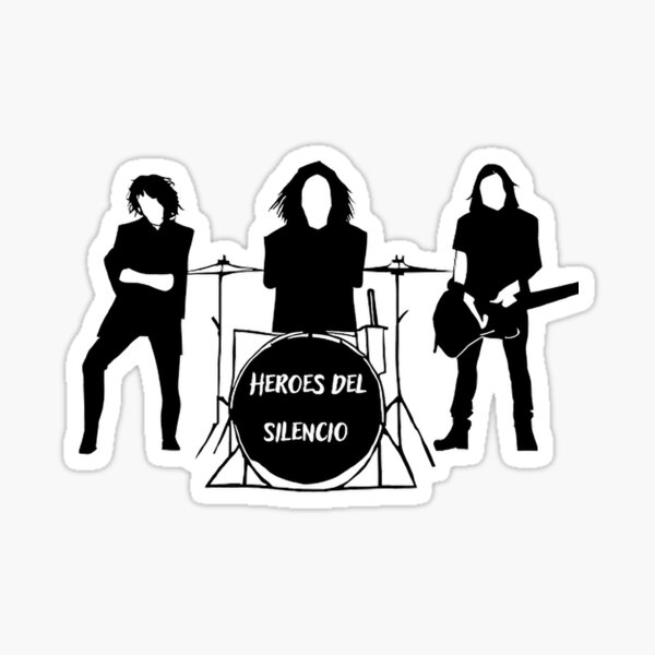 Heroes del Silencio - circle - grunge design - Heroes Del Silencio -  Sticker