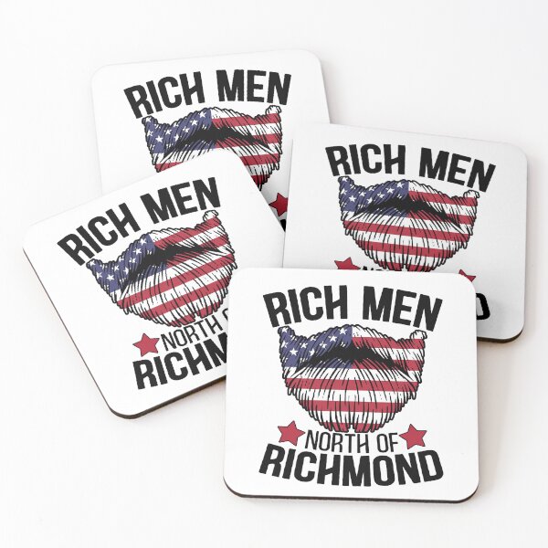 Item preview, Rich Men North Of Richmond American Beard Flag designed and sold by Dolphin Graphic.