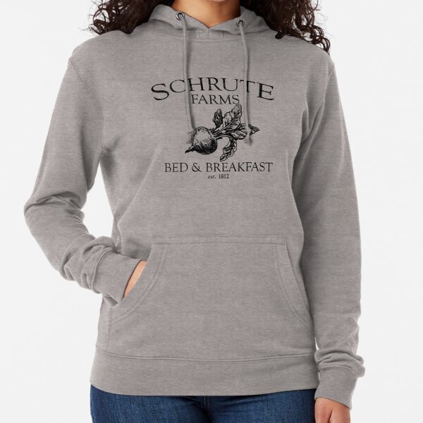 Schrute farms bed and breakfast hoodie shop