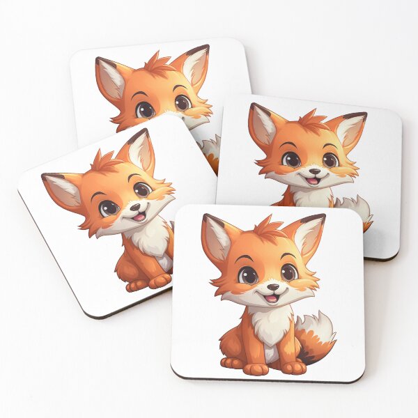 Item preview, Cute Fox Logo Design designed and sold by wannapong.