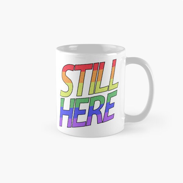 Item preview, Still Here - Rainbow Text designed and sold by BackgroundPixel.