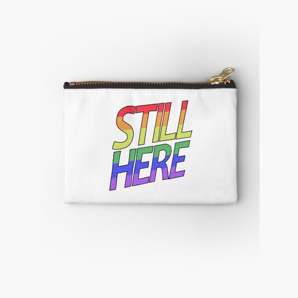 Item preview, Still Here - Rainbow Text designed and sold by BackgroundPixel.