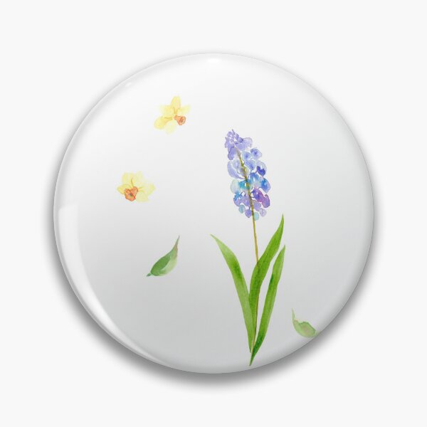 Item preview, Muscari Blooms and Falling Petals | Watercolor Nature's Dance designed and sold by Kere123.
