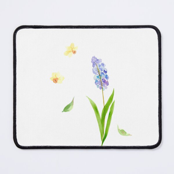 Item preview, Muscari Blooms and Falling Petals | Watercolor Nature's Dance designed and sold by Kere123.