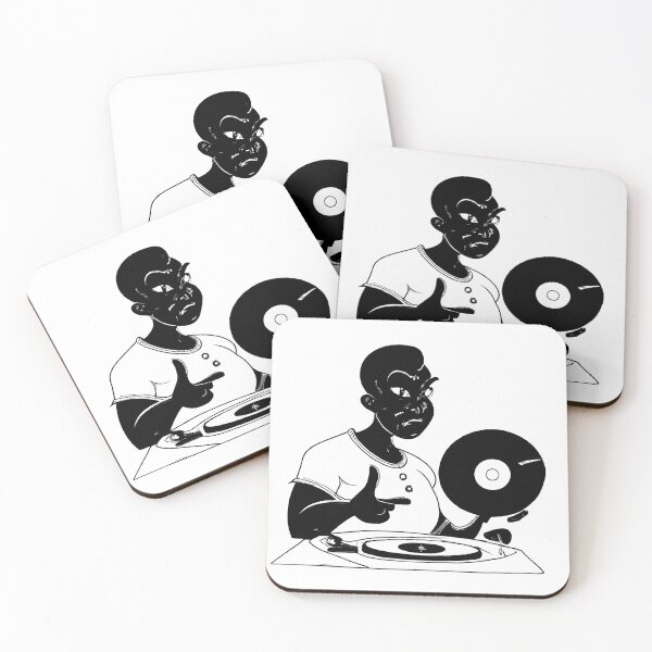 Item preview, Jamaica BadBoy DJ playing records in the 70s designed and sold by OneWayOrAnother.