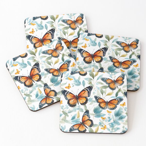 Item preview, Monarch Butterflies Watercolor 13 designed and sold by DigitalPatternx.