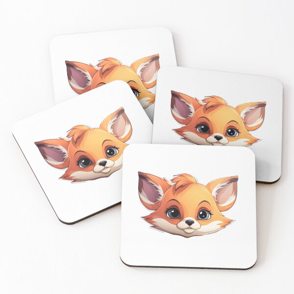 Item preview, Cute Fox Logo Design designed and sold by wannapong.