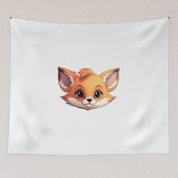 Item preview, Cute Fox Logo Design designed and sold by wannapong.