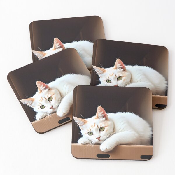 Item preview, Cat inside a box - Modern digital art designed and sold by Ai-michiart.